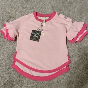Matilda Jane ruffle top, brand new with tags. 2T